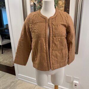 Beige Quilted Jacket